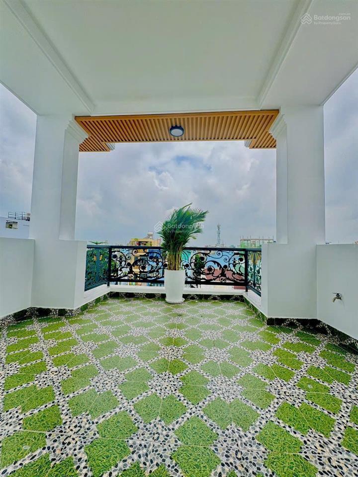 Hẻm oto 8m lê văn quới  4m x 18m  5 tầng btct  full nội thất