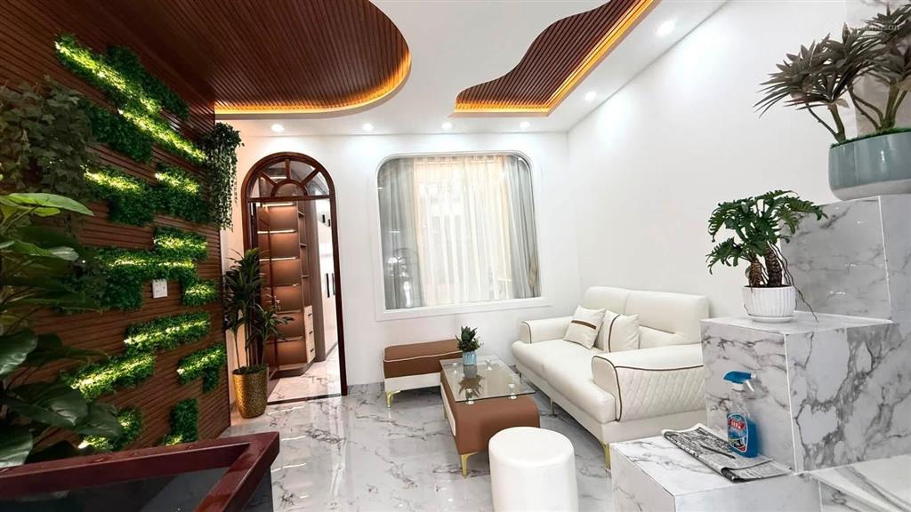 Đường oto 6m  87m2  6 tầng xd mới  full nội thất  ngay mã lò  tktq