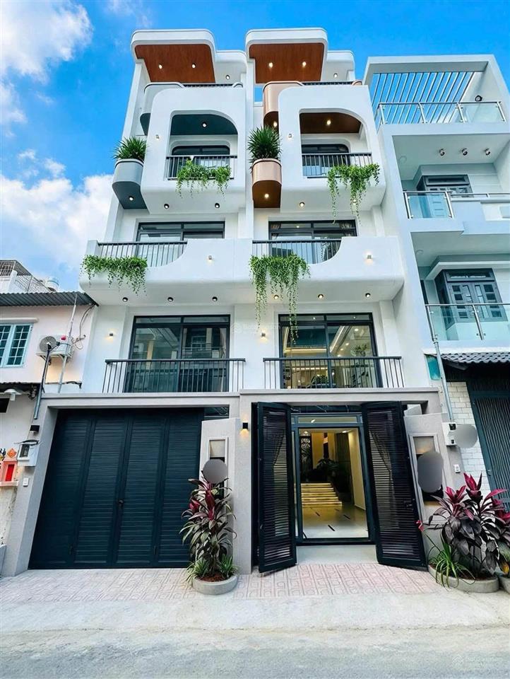 Đường 7m phan anh  tô hiệu  nhà xây mới 5 tấm lệch tầng lửng ngược  full nội thất