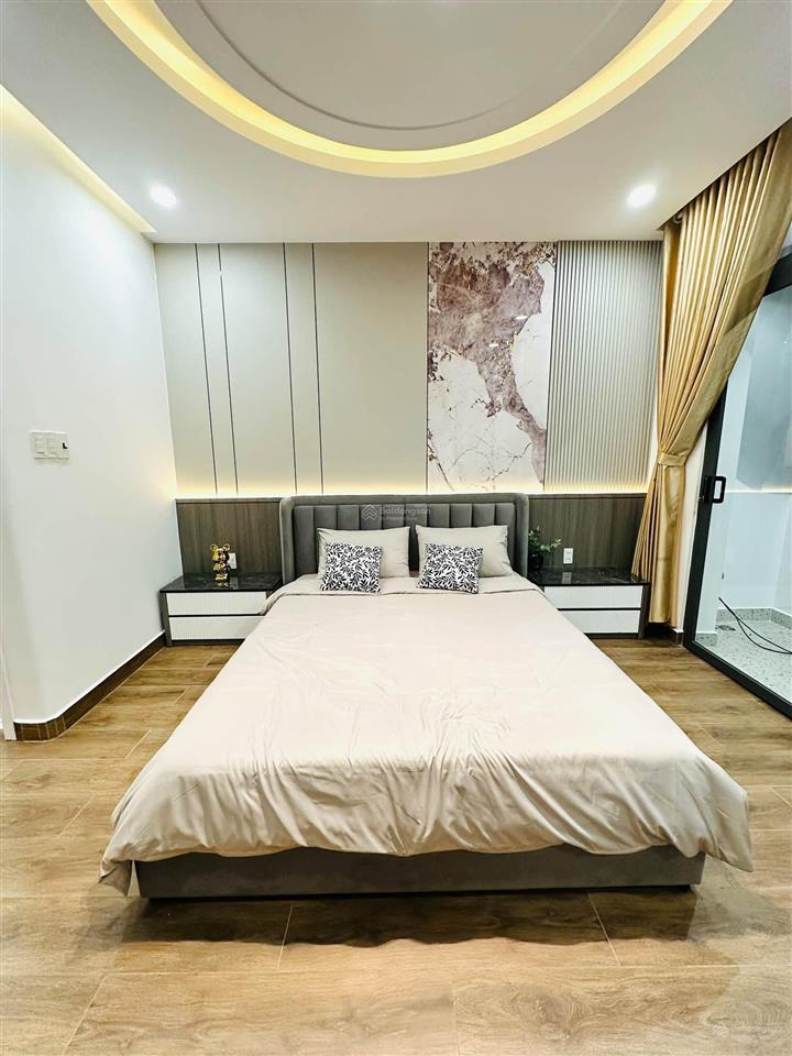 Đường 7m phan anh  tô hiệu  nhà xây mới 5 tấm lệch tầng lửng ngược  full nội thất