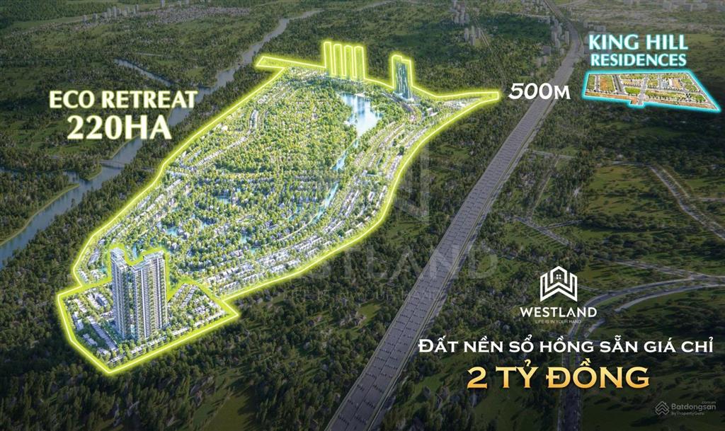 Cần bán nền tái định cư king hill residences giá 1,7 tỷ