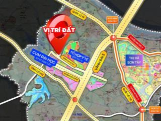 Lô đất hiếm sơn tây lõi 350ha, giá còn mềm trước khi bật tăng