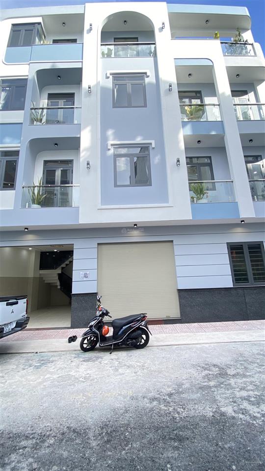 Có 1 không 2, nhà ngang 14m x 10m, 2 mặt tiền, 4 tầng, tặng kèm nội thất