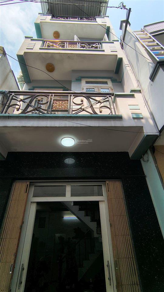 Nhà 4tang ngang 4m lưu hữu phước p15q8.nha 1tet 3lau 5pn.khu hiện hữu.