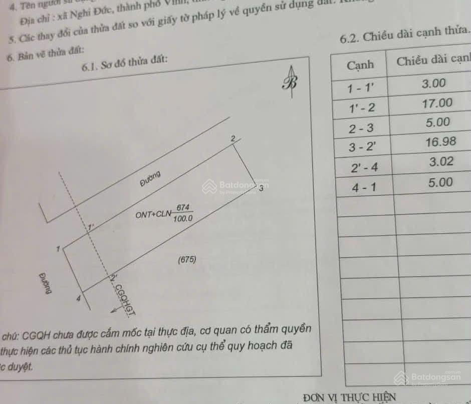 Bán đất tại ngõ đường nguyễn phi ỷ lan, nghệ an, 3,1 tỷ, 100 m2, uy tín, giá cực chất