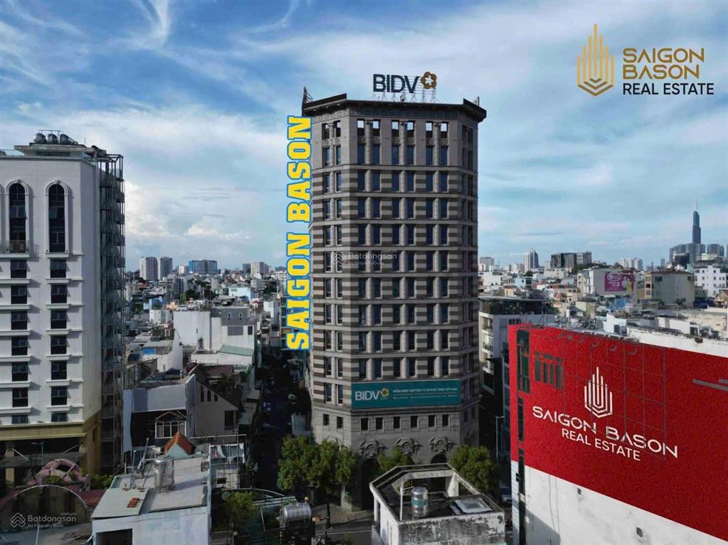 Bán tòa nhà tân hoàng minh 290 nam kỳ khởi nghĩa, quận 3, 368,4m², 2 hầm 12 tầng, hđ thuê bidv