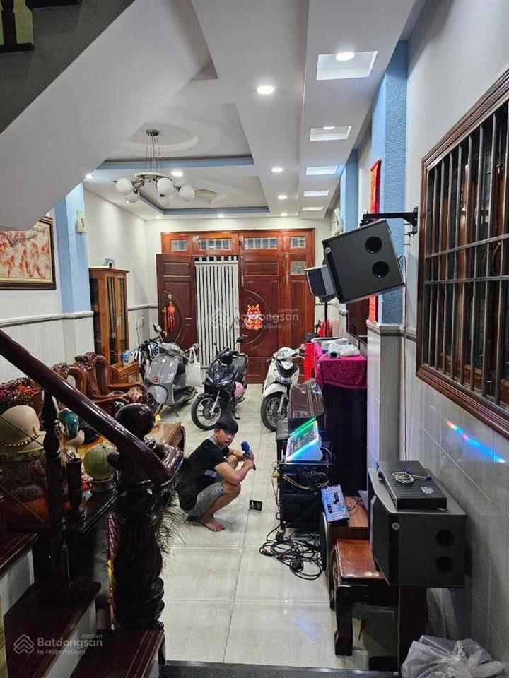 Nhà hậu giang  quận 6  hẻm thông  4 tầng  79m2  4pn  5wc  7.x tỷ