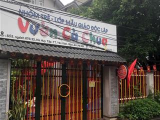 Bán nhà ( biệt thự) hà huy tập yên viên gia lâm , mặt ngõ rộng 8m ô tô tránh , vào nhà