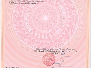 Bán đất thổ cư ấp 4 bình mỹ, củ chi một sẹc đường hà duy phiên