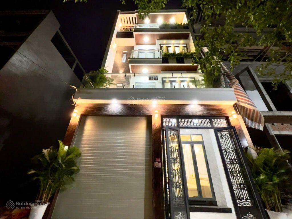 Nhà đẹp 4 tầng gara xe hơi kdc green reverside 83m ngang 6,4m full nội thất cao