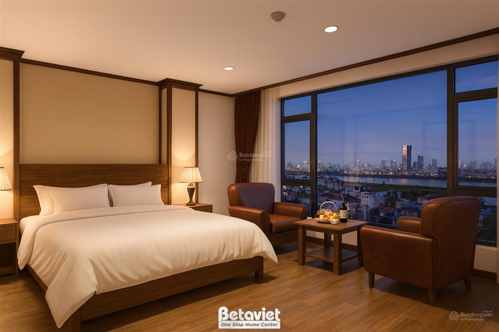 Bán gấp toà nhà mặt phố vũ miện, hồ tây lô góc vỉa hè thang máy 128m, 98 tỷ