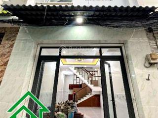 Chỉ 4,95 tỷ nhà mới tinh 3 tầng, hẻm xe hơi thông, sát chợ bình long giáp tân phú  dt 43m 3pn 3wc