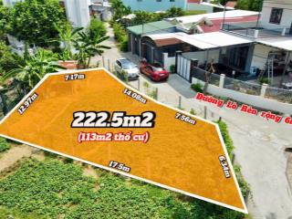 Lô đất 3 mặt tiền đẹp tại phú ân nam 3 diên an