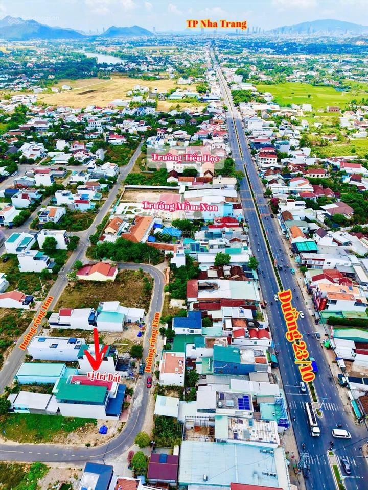 Đất tđc diên an nằm trong kđt phú ân nam 2 cách đường 23/20 vào chỉ 150m, cách tp nha trang chỉ 9km