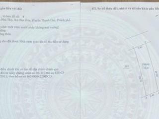 110m, đất dân hoà hàng fo gửi đến anh em khách hàng với giá đầu tư chỉ(#4xtr/m). diện tích 110m,