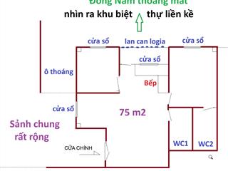 Chính chủ bán căn hộ 305 tòa nhà ct1x2 bắc linh đàm  đường bằng liệt  hà nội