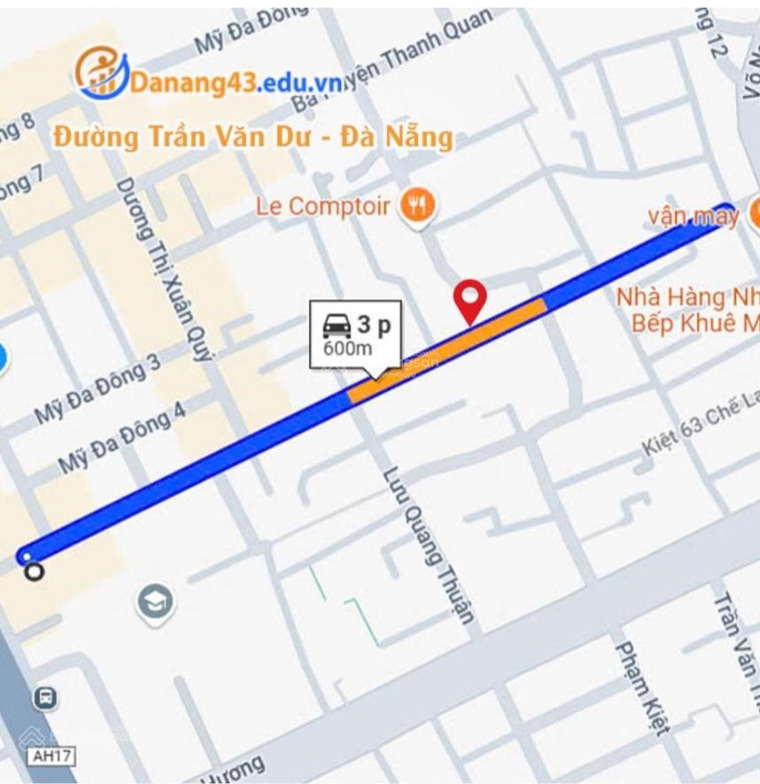 Bán đất đường trần văn dư, đà nẵng