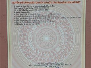 Bán đất đường trần văn dư, đà nẵng