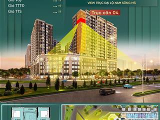 Căn góc 2pn+1 (76m2) view sông mã, vườn treo tại tòa s1 the sentosa