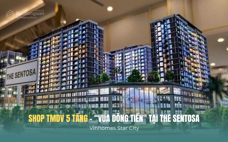 Mở bán đợt 1 shop tmdv tại tòa the sentosa, vinhomes thanh hóa