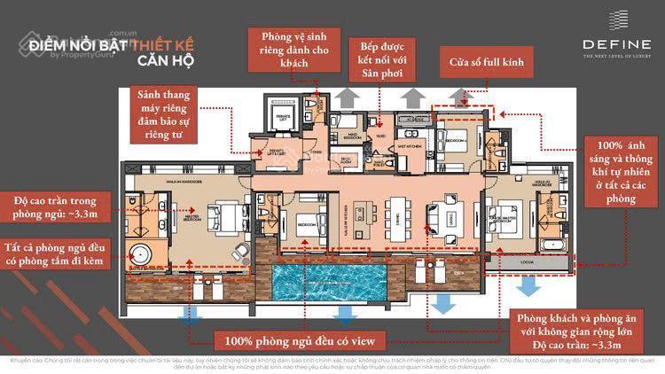 Hot deal | define  cho thuê căn hộ hạng sang 140tr thương lượng