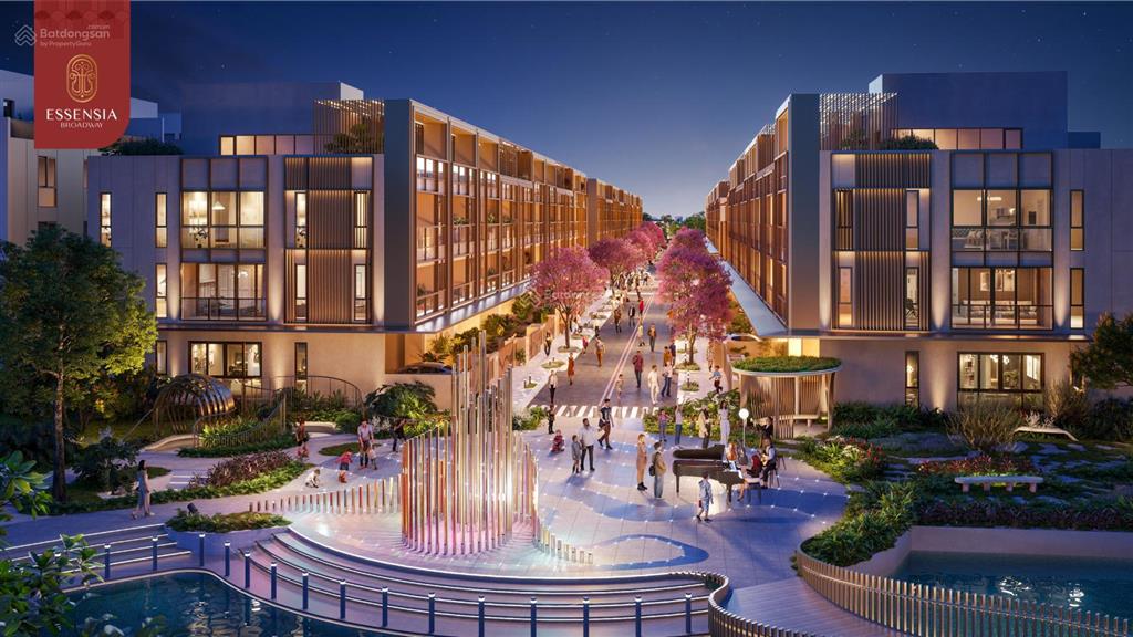 Bán nhà phố liền kề essensia broadway, 154m2, phước kiển, nhà bè, hcm  hot!