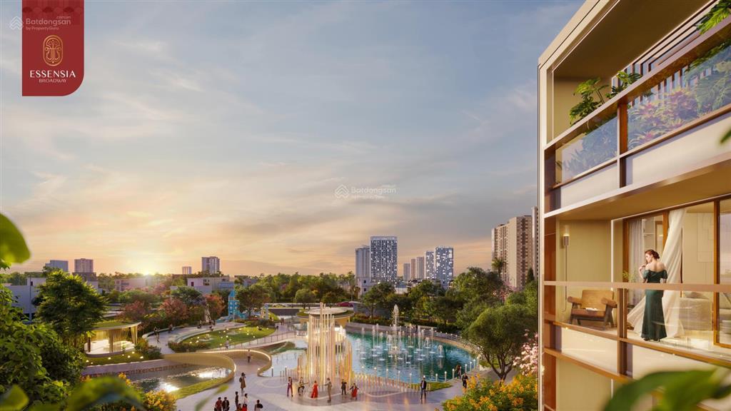 Bán nhà phố liền kề essensia broadway, 154m2, nhà bè, hcm  hot!