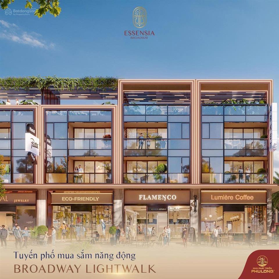 Nhà phố essensia broadway 7,5x20m thanh toán theo tiến độ, vay 0% lãi suất ck 2% trong tháng 2/2026