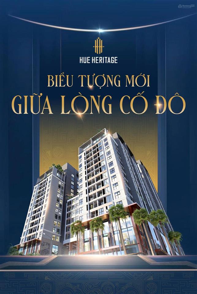 Huế heritage giỏ căn view sông đẹp nhất dự án dtsd 81120 m2, sổ hồng lâu dài, quý 3/2027 bàn giao