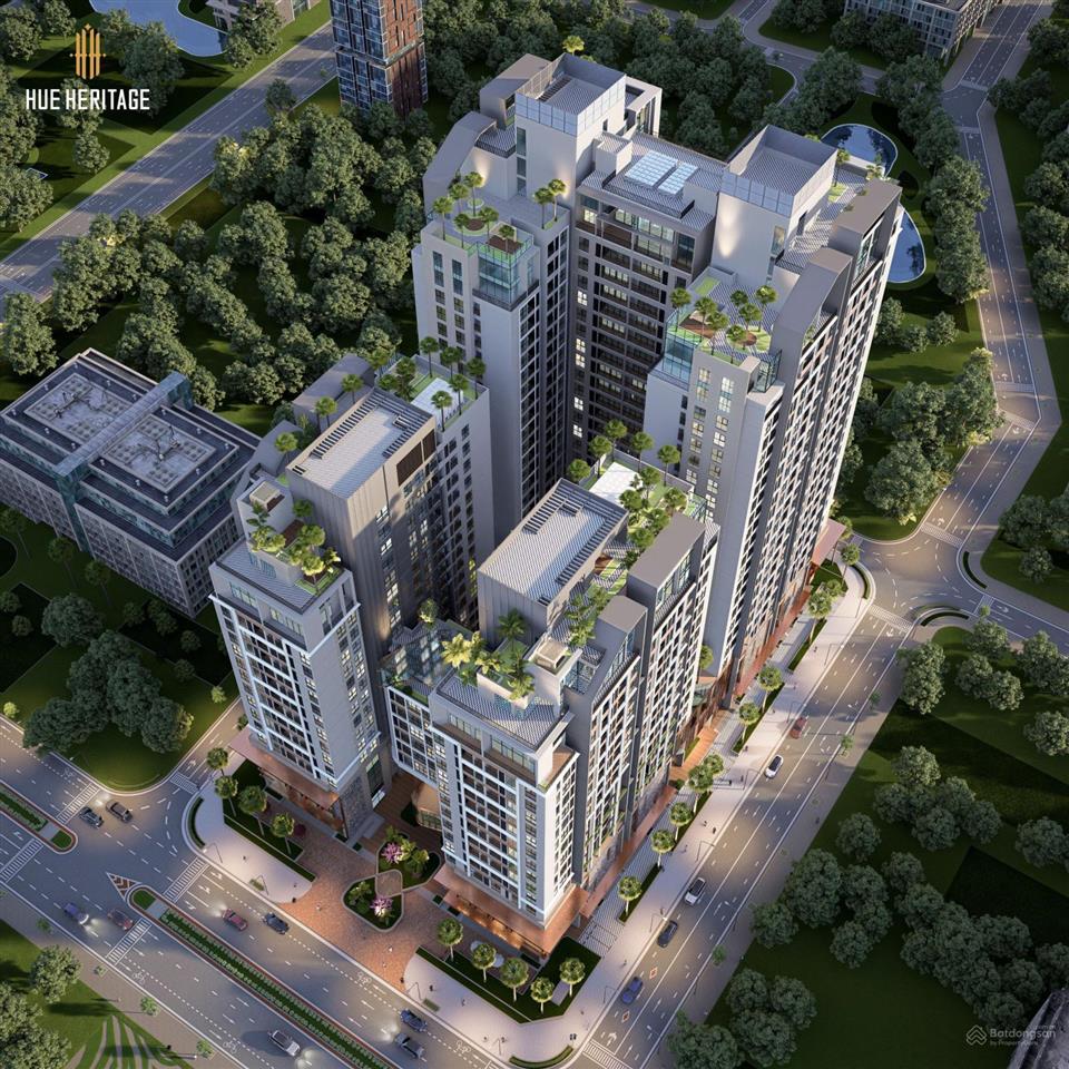 Vip! huế heritage  giỏ hàng 3pn và sky villa siêu đẹp view sông hương, sổ hồng sở hữu lâu dài