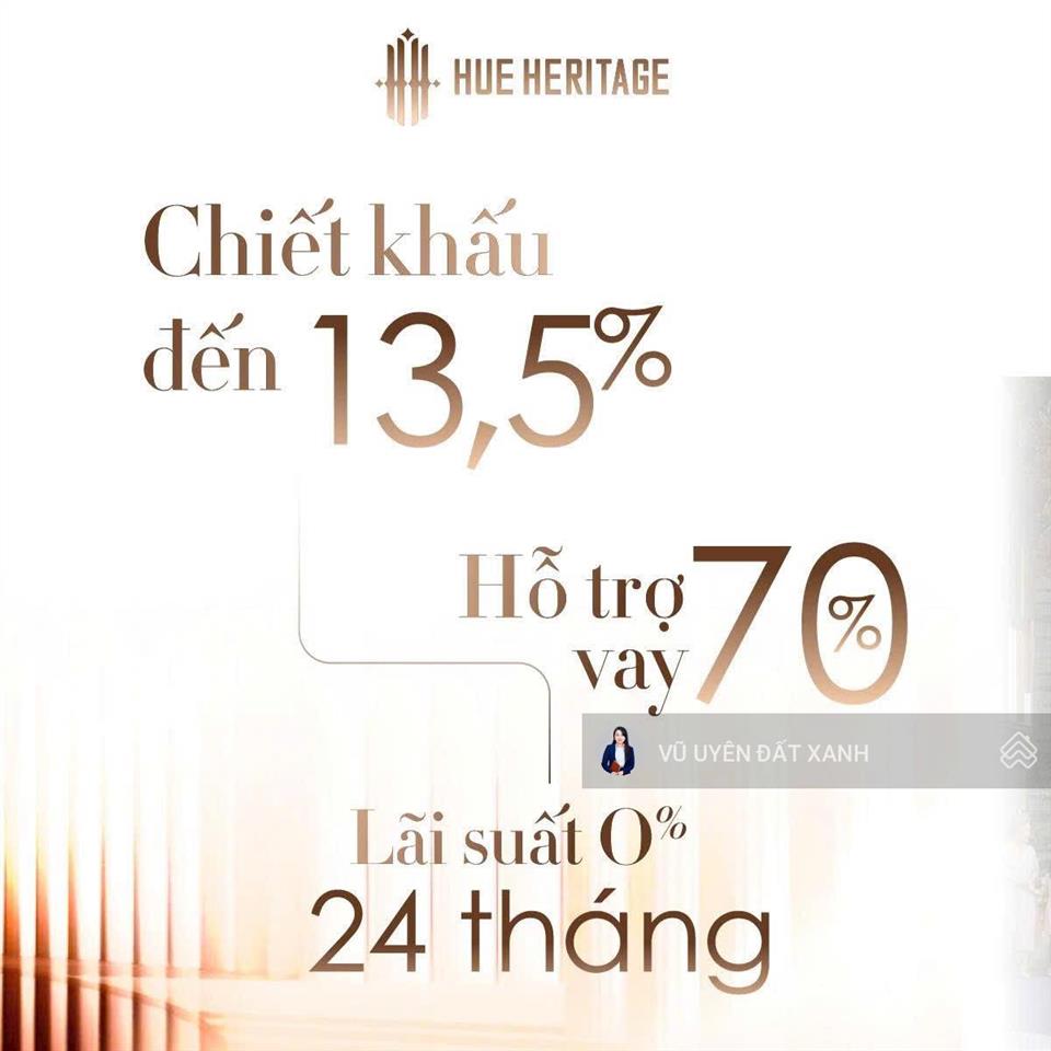 Giỏ căn 3 phòng ngủ tầng cao view đẹp nhất dự án huế heritage