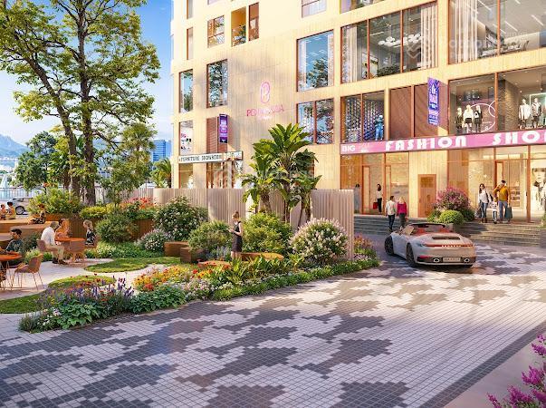 Starbucks hilton  phiên bản sơn trà  shophouse khối đế peninsula đà nẵng  vị trí đẹp tòa