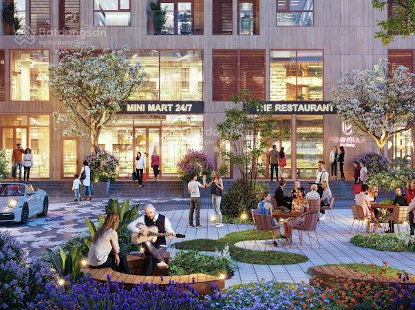 Starbucks hilton  phiên bản sơn trà  shophouse khối đế peninsula đà nẵng  vị trí đẹp tòa
