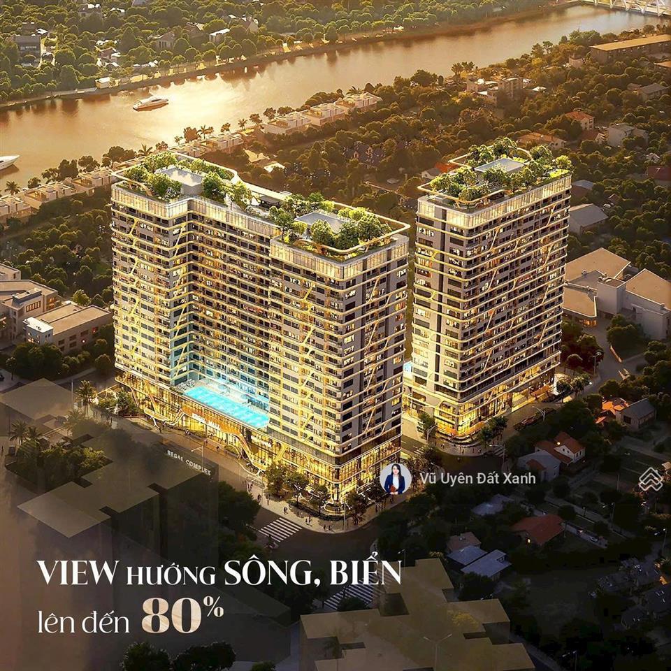 Nổi bật căn 1pn+// regal complex  tầng 8  view sông cô cò, núi ngũ hành và thành phố  sổ lâu dài