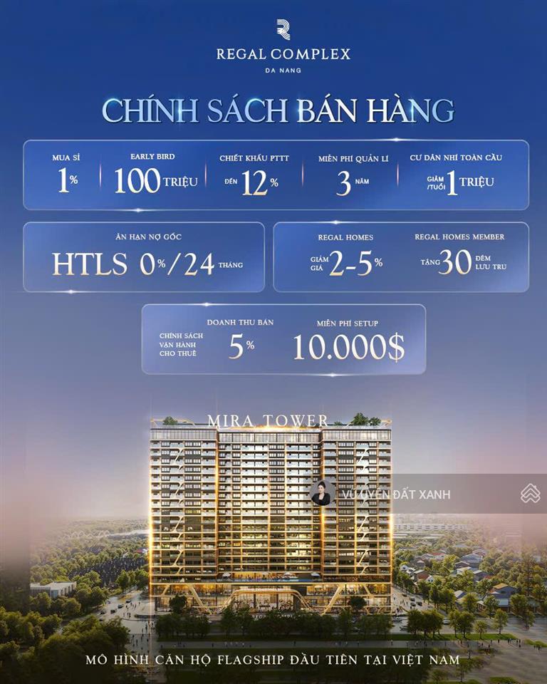 Regal complex căn hộ flagship giữa lòng quần thể biển  hđ cho thuê từ 30 triệu/th  sở hữu lâu dài