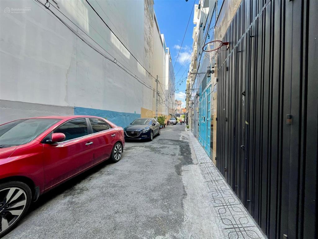 Nhỉnh 9 tỷ  nhà đẹp 4 tầng, hxh né, 77m2, khu phân lô  ngay công viên làng hoa