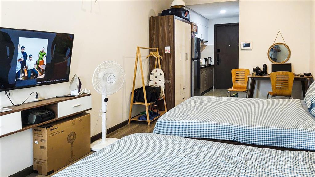 Cho thuê lâu dài căn studio officetel. river gate resident 151155 bến vân đồn, p. khánh hội (q4)