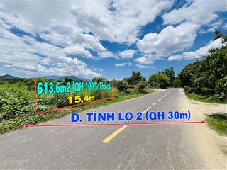 Đất mặt tiền đ. tỉnh lộ 2  sông cầu  613m2 giá 1 tỷ 960 triệu