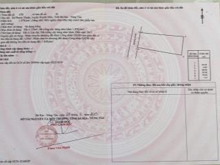 Bán đất tại gò cát, xã phước thuận, xuyên mộc (nay là xã hồ tràm, hcm), 5,2 tỷ, diện tích 1.978 m2