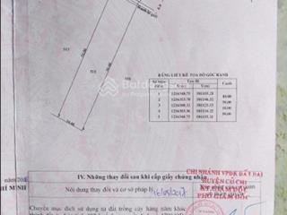 Đất rộng, 500m2 (10x50) đường ô tô, sổ riêng, tân an hội gần kcn tây bắc, 1.2 tỷ