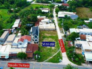 Đất thổ cư, đường nguyễn thị rành, kcn tây bắc, sổ riêng, 5x26=134m2, sổ riêng, 950 triệu