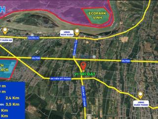 Bán đất đấu giá nghi xuân  đường rộng 35m  trục xương sống đô thị mới tiềm năng đầu tư hấp dẫn!