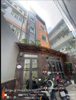 Ngang khủng 6,2m! nhà mới cmt8, quận 3. (6,2x10,4m)  1l + 3t + st. qh hẻm 4,5m. chỉ 9,2 tỷ
