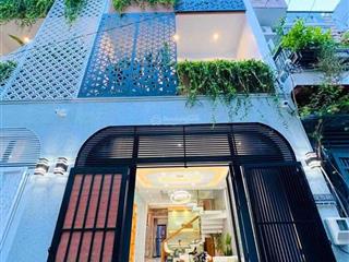 Bán nhà mới lê quang sung, 64m2, 4 tầng btct, 5 phòng, có sân thượng,kế chợ cây gõ, hẻm 6m thông,