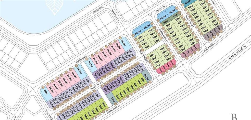 Liền kề vinhome green bay mễ trì. bán gấp 2 căn lk dãy thạch thảo 100m và 130m.