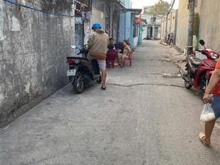 Nhà hẻm rộng lê văn khương, hiệp thành q12  nhà rộng, sân rộng 46m2  nhà đúc btct trệt lầu  2pn