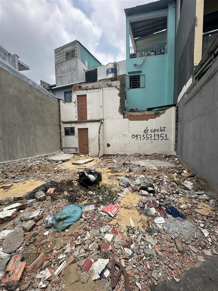 Đất mặt tiền đường số 12, phường 16 gò vấp (hẻm 350 nguyễn văn lượng) 3.85m x 14m đường 6m nhựa