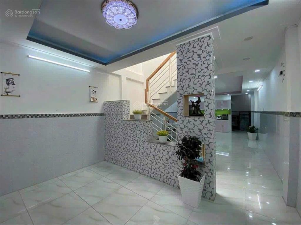Nhà 5,5 tỷ 3pn hẻm 417 quang trung ngang 4m x 14m xây trệt lầu, ban công trước sau thêm mái bằng