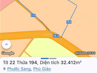 Bán 3ha đất mặt tiền đường dh504 lộ giới 32