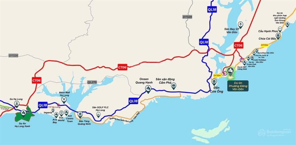 Vân bay  căn hộ ven biển sổ hồng lâu dài view vịnh bái tử long